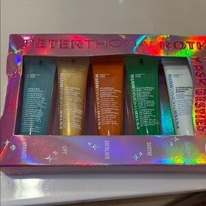 NWT Peter Thomas Roth Face Mask Bestsellers Set - Blue,Gold, Orange, Green